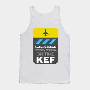 Reykjavik Keflavik KEF airport Tank Top